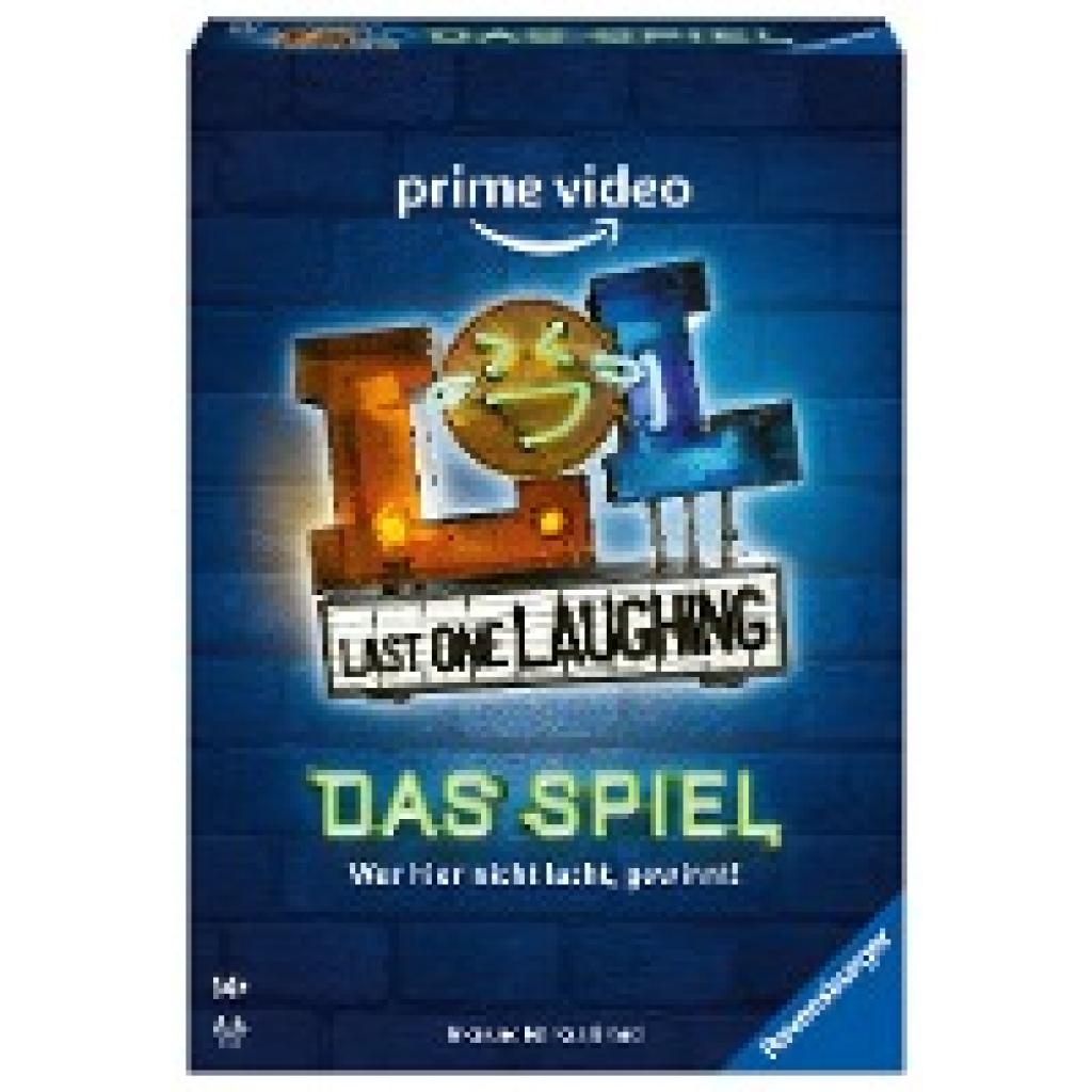 Brand, Inka und Markus: Ravensburger 27524 - Last One Laughing - Das Partyspiel zur Amazon Prime Video Show für 3-8 Spie