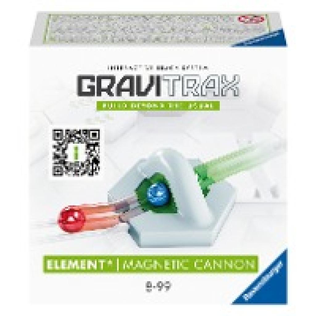 Ravensburger GraviTrax Element Magnetic Cannon 22413 - Ideales Zubehör für das GraviTrax Kugelbahnsystem. Kombinierbar m