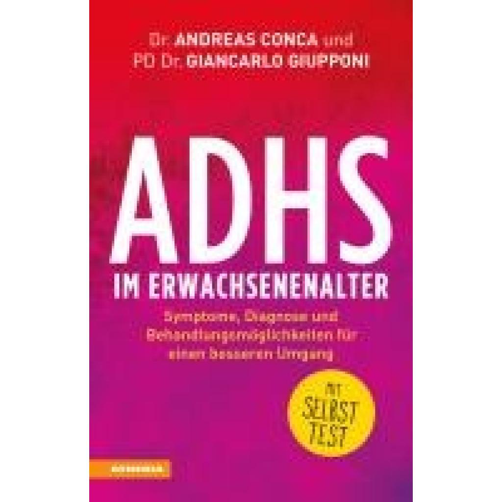 9788868397555 - ADHS im Erwachsenenalter - Andreas Conca Giancarlo Giupponi Kartoniert (TB)