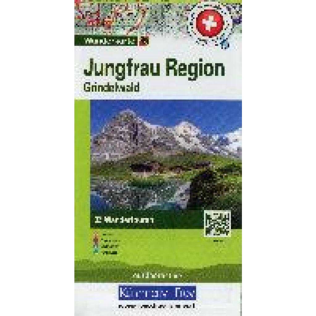 9783828309494 - Kümmerly+Frey Wandertourenkarte 4 Jungfrau Region Grindelwald 150000