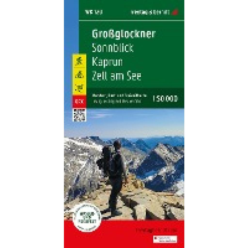 Großglockner, Wander-, Rad- und Freizeitkarte 1:50.000, freytag & berndt, WK 120