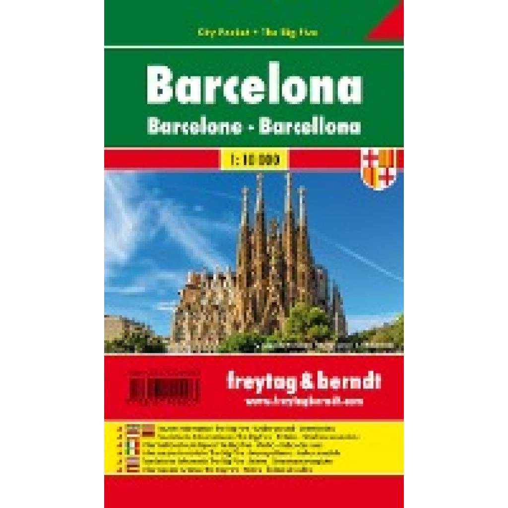 Barcelona, Stadtplan 1:10 000, City Pocket + The Big Five