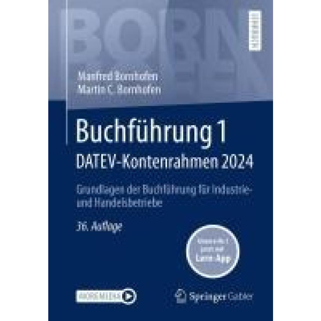 9783658446642 - Bornhofen Manfred Buchführung 1 DATEV-Kontenrahmen 2024