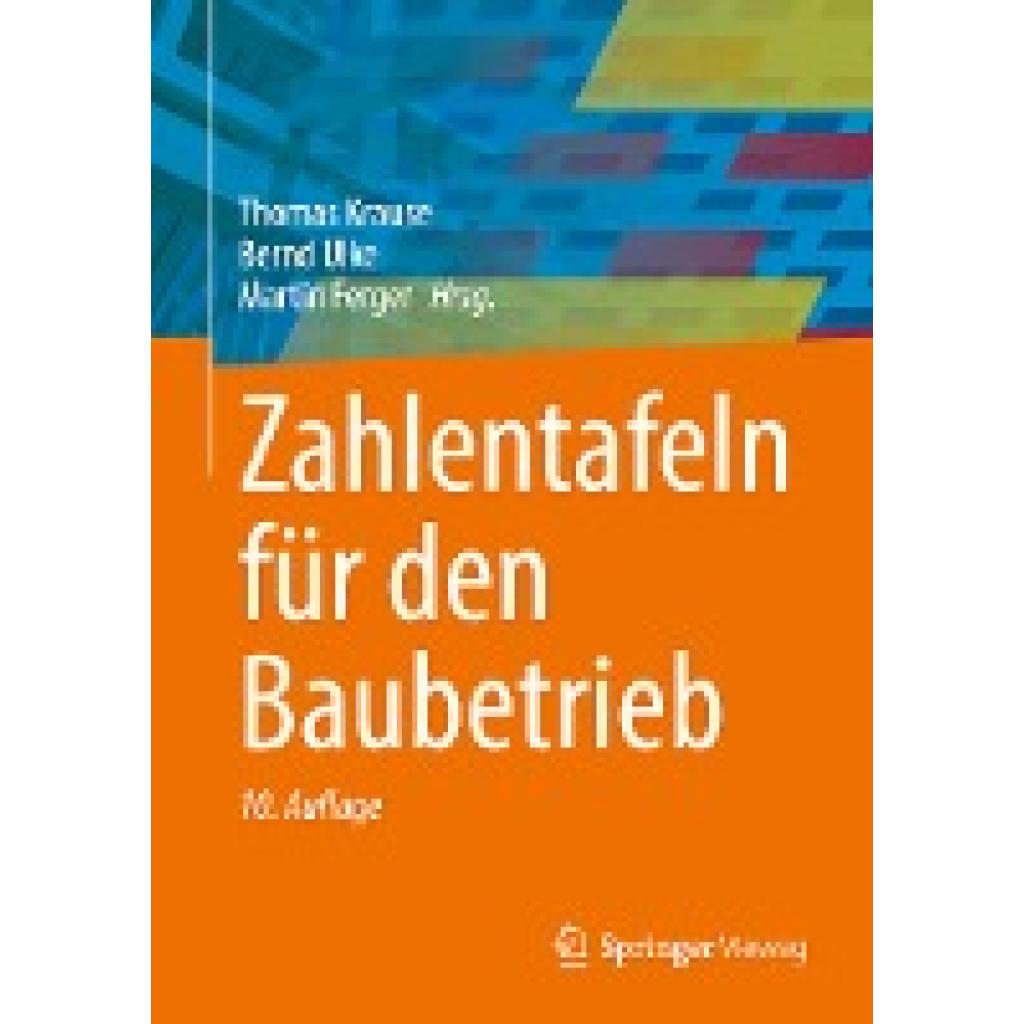 Zahlentafeln für den Baubetrieb