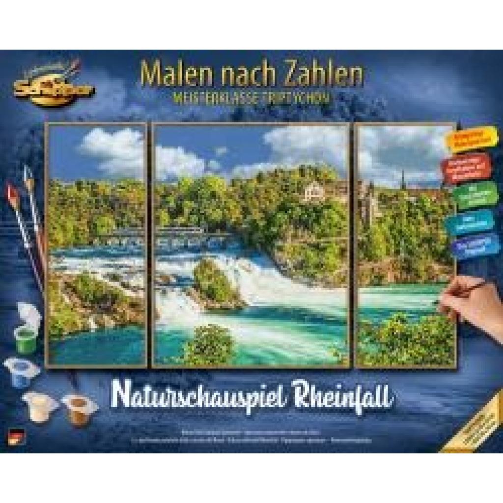 Malen nach Zahlen - Naturschauspiel Rheinfall