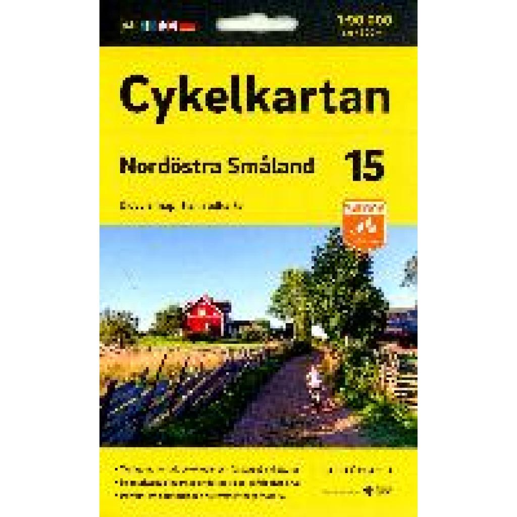 Cykelkartan Blad 15 Nordöstra Småland 1:90000