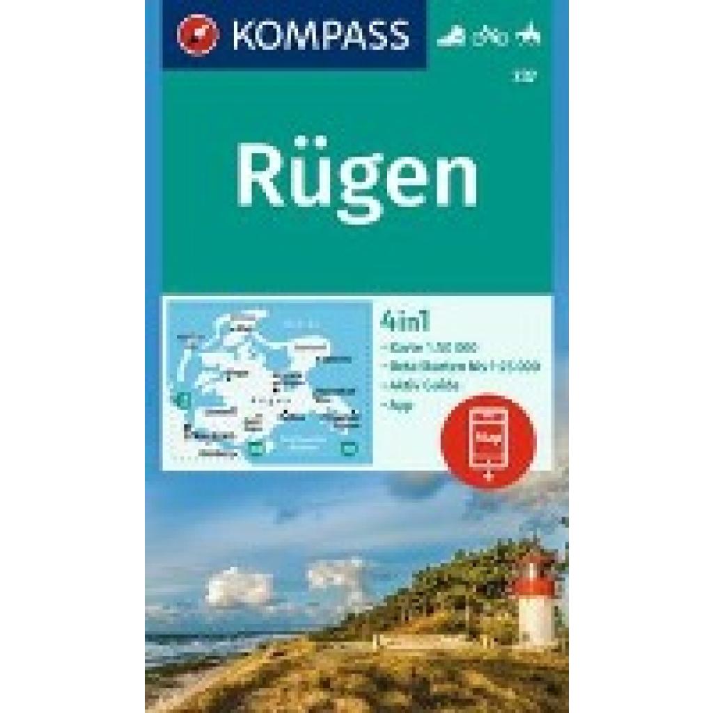 KOMPASS Wanderkarte 737 Rügen 1:50.000