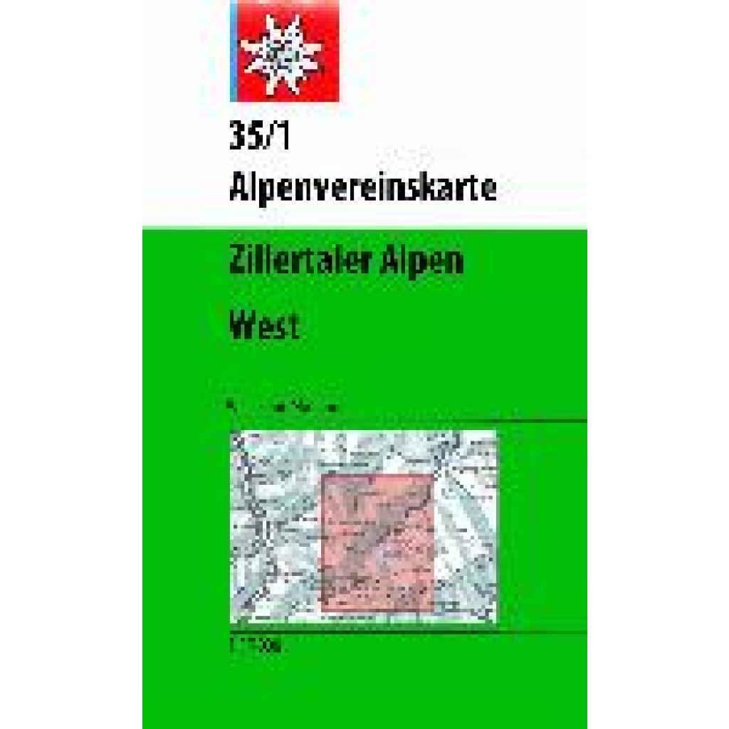 Zillertaler Alpen - West 1:25 000