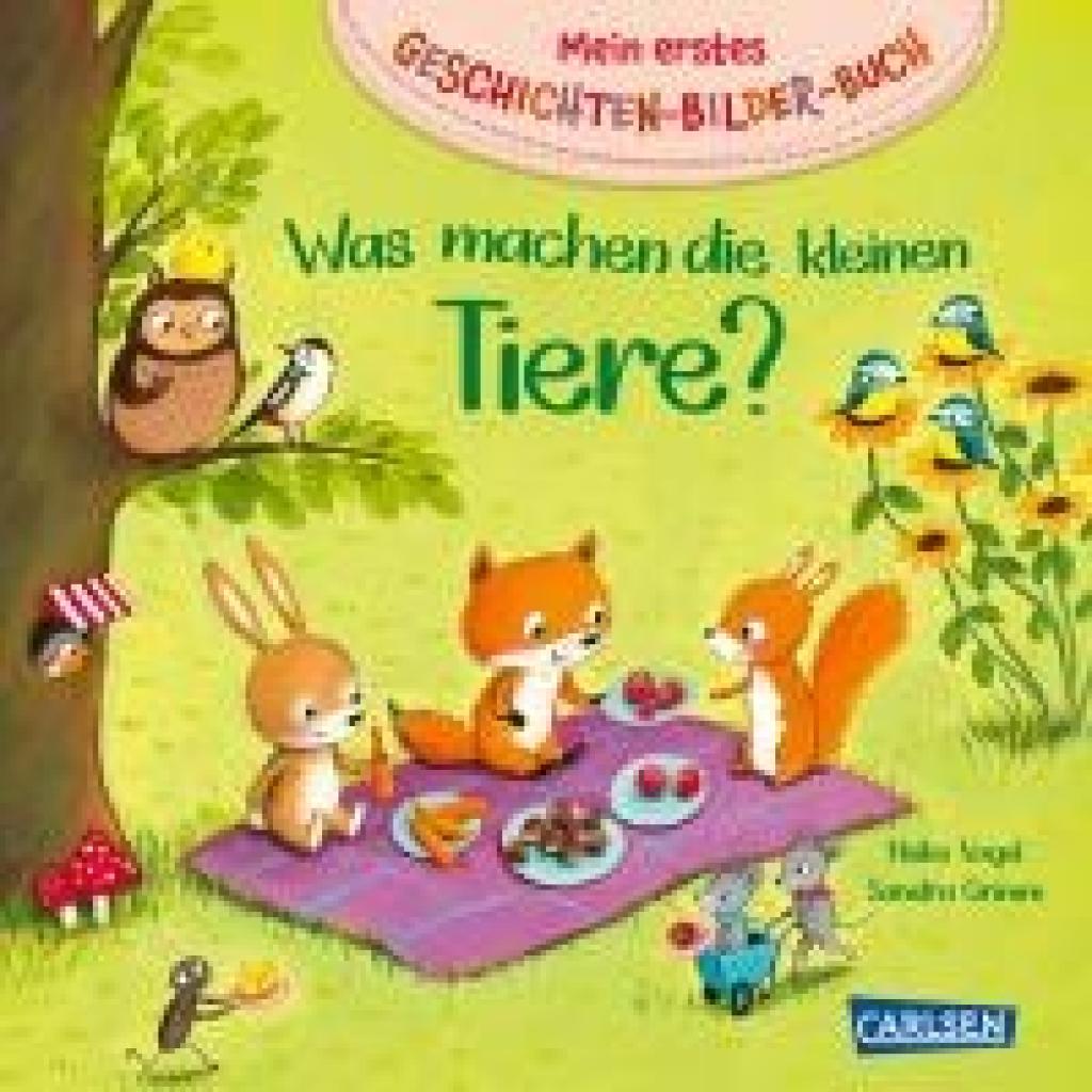 9783551171887 - Mein erstes Geschichten-Bilder-Buch Was machen die kleinen Tiere? - Sandra Grimm Pappband
