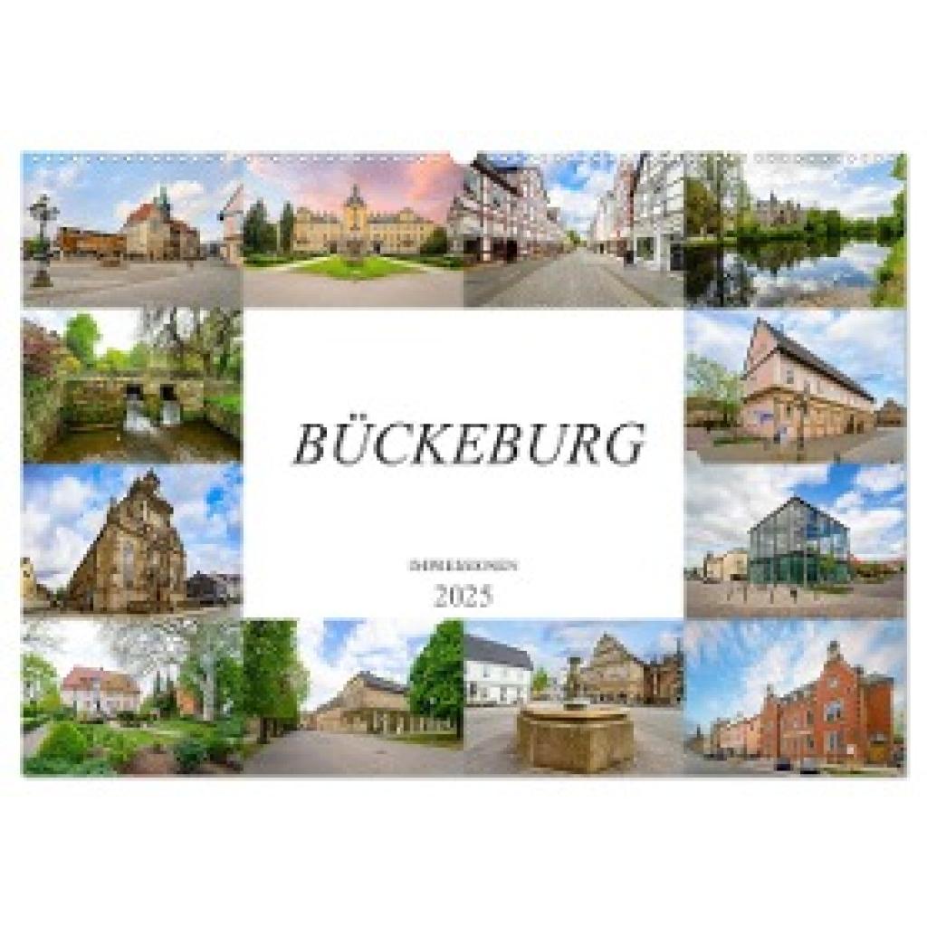 Meutzner, Dirk: Bückeburg Impressionen (Wandkalender 2025 DIN A2 quer), CALVENDO Monatskalender