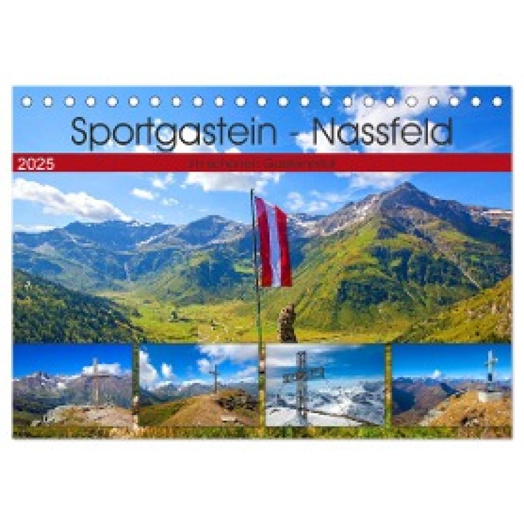 Kramer, Christa: Sportgastein - Nassfeld (Tischkalender 2025 DIN A5 quer), CALVENDO Monatskalender