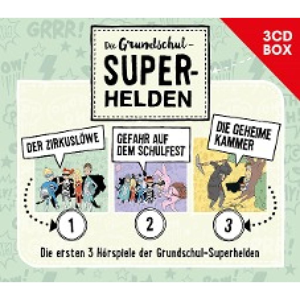 Die Grundschul-Superhelden 3-CD-Box Vol. 1