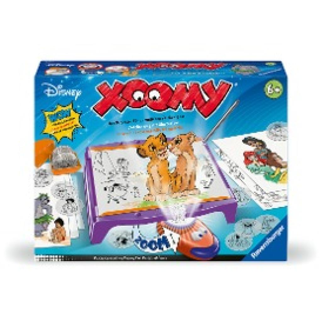 Xoomy® Maxi Disney Classics und Prinzessinnen - Zeichnen lernen, Kreatives Zeichnen und Malen für Kinder ab 6 Jahren, Ze