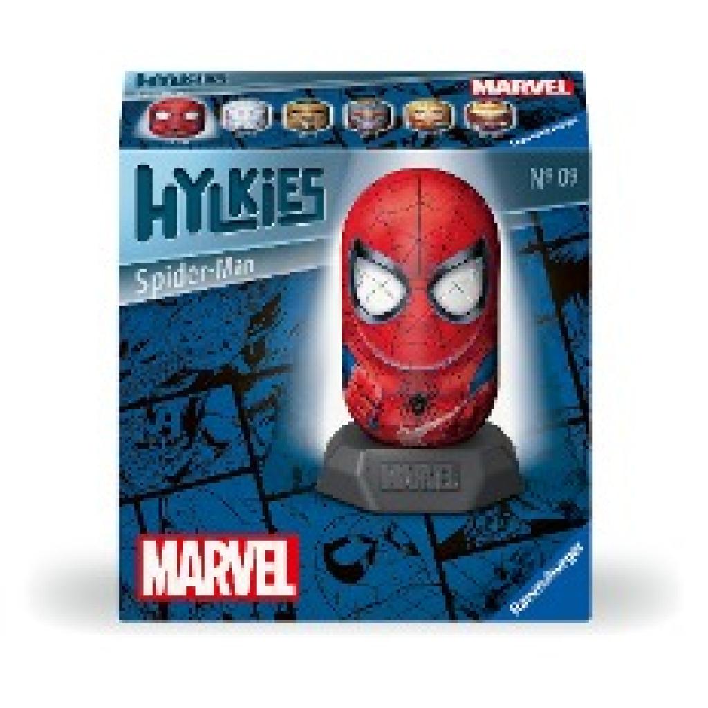 Ravensburger Hylkies: Die neue Sammelfigurenreihe zum selbst zusammenbauen. Figur #09 - Spider-Man - Für alle Marvel Uni