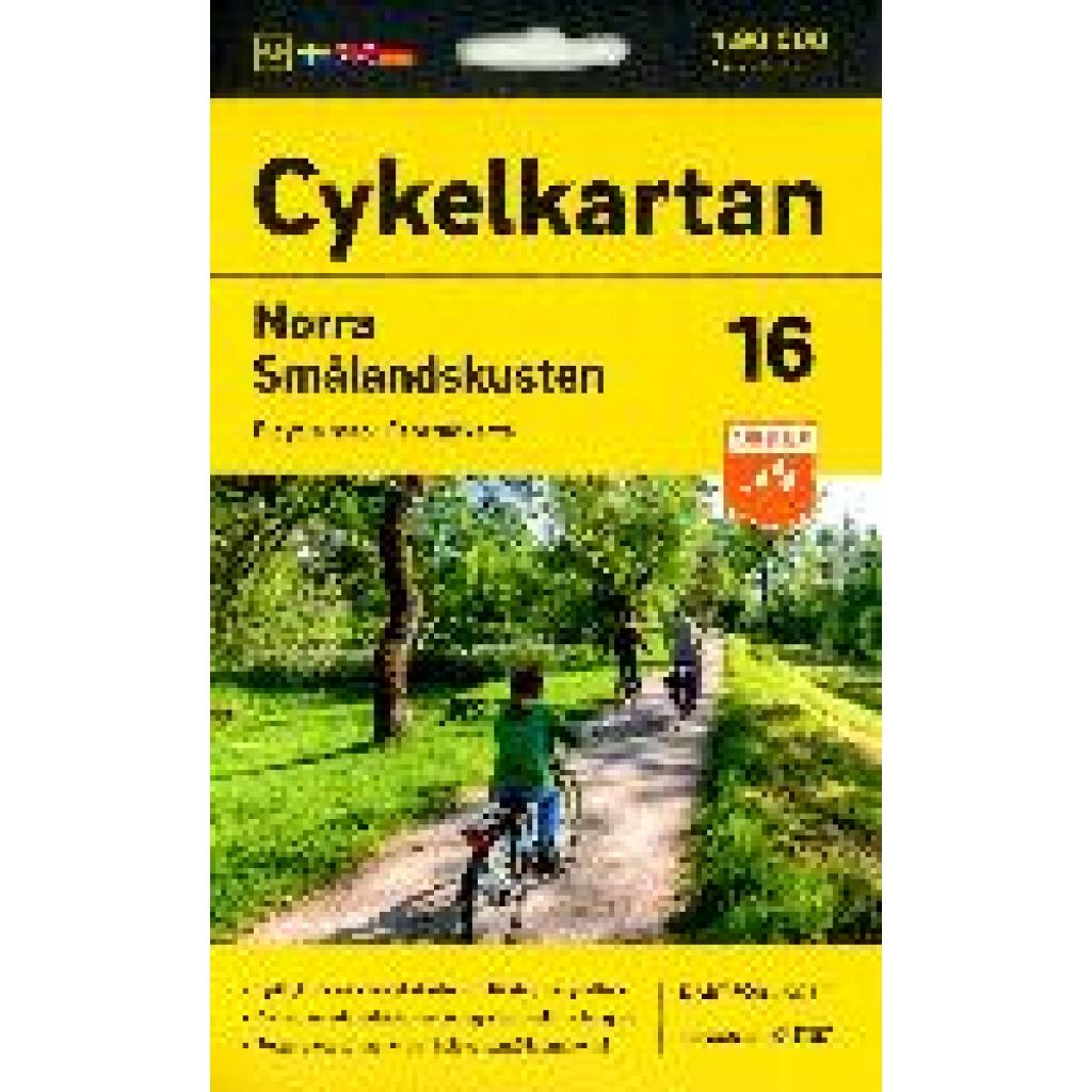 Cykelkartan Blad 16 Norra Smålandskusten 1:90000