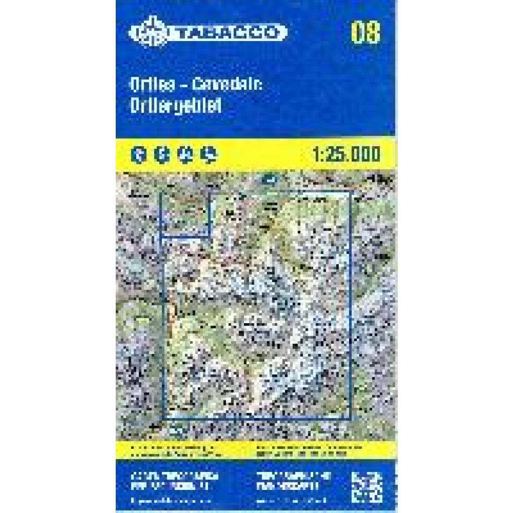 Tabacco Wandern Ortlergebiet 1:25000