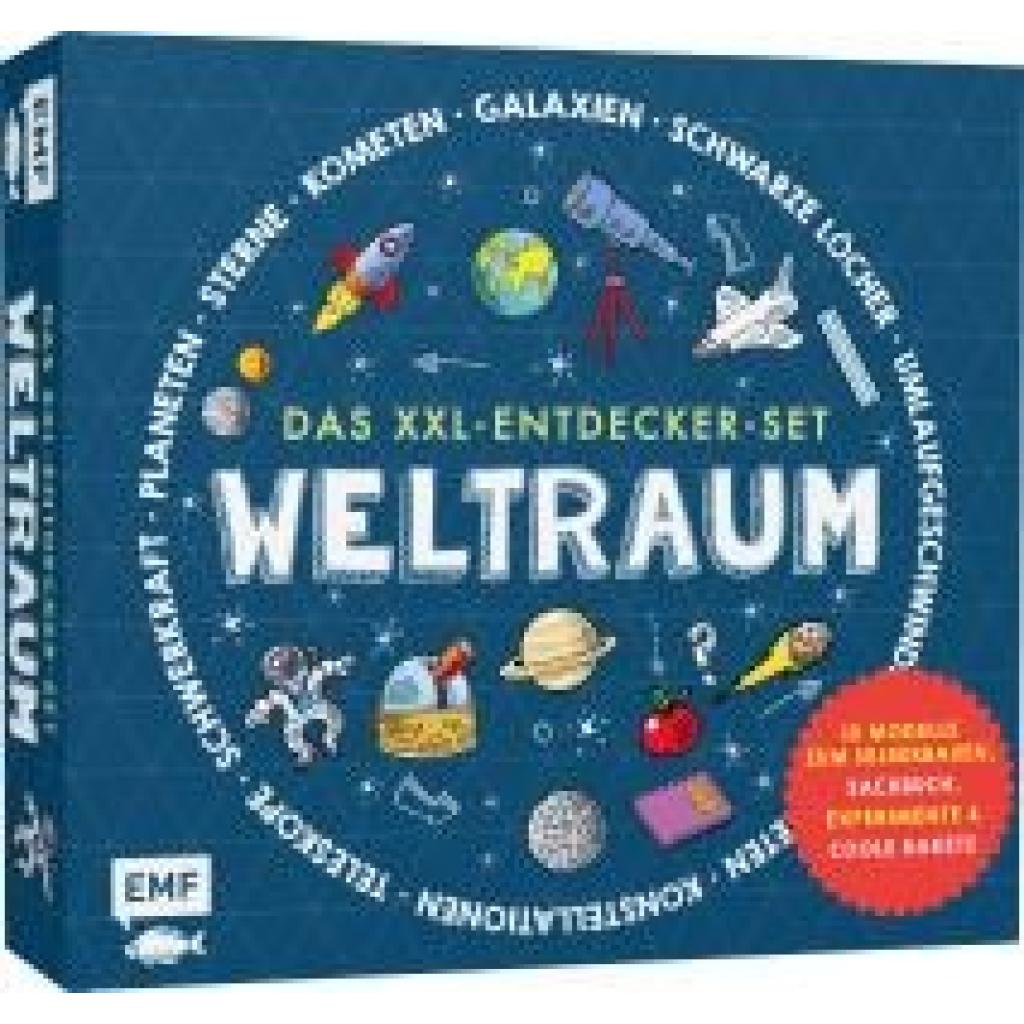 9783960934080 - Das XXL-Entdecker-Set - Weltraum 10 Modellen zum Selberbauen Sachbuch Experimente & coole Rakete - Rob Colson Kartoniert (TB)