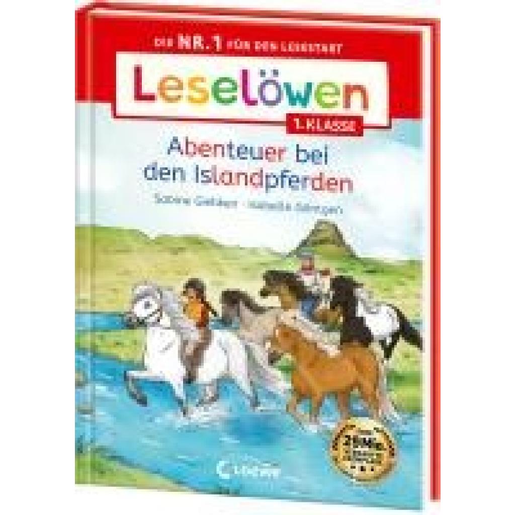 9783743217492 - Leselöwen 1 Klasse - Abenteuer bei den Islandpferden - Sabine Giebken Gebunden