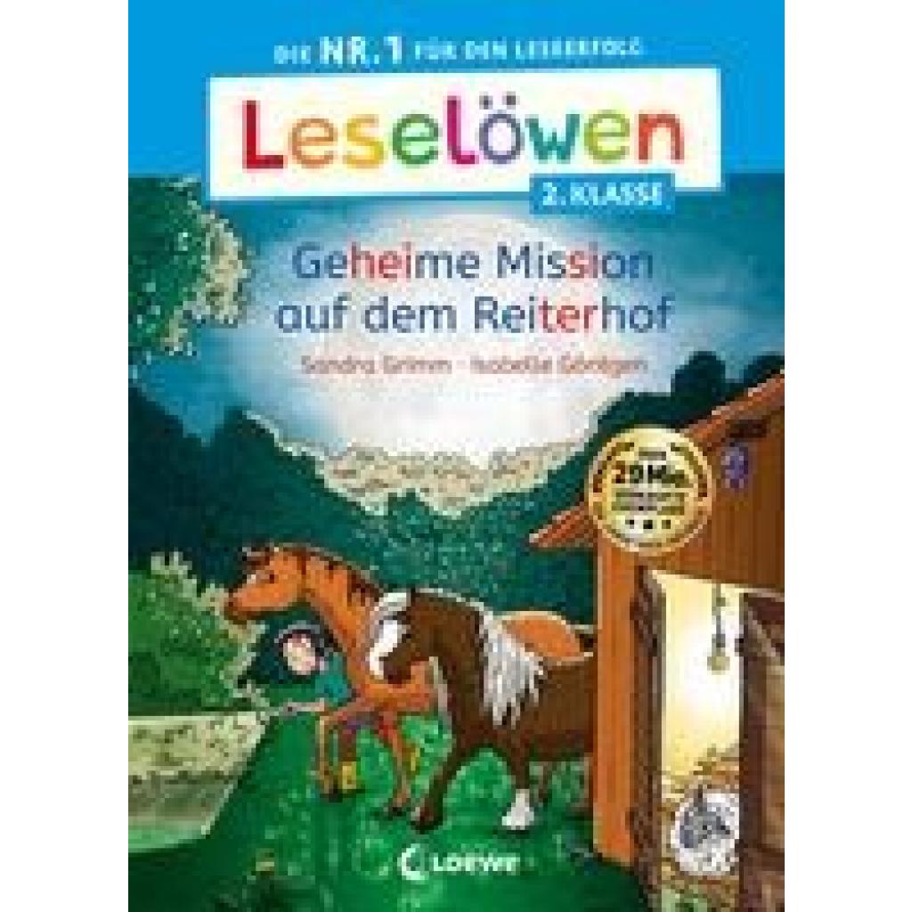 9783743215016 - Leselöwen 2 Klasse - Geheime Mission auf dem Reiterhof - Sandra Grimm Gebunden