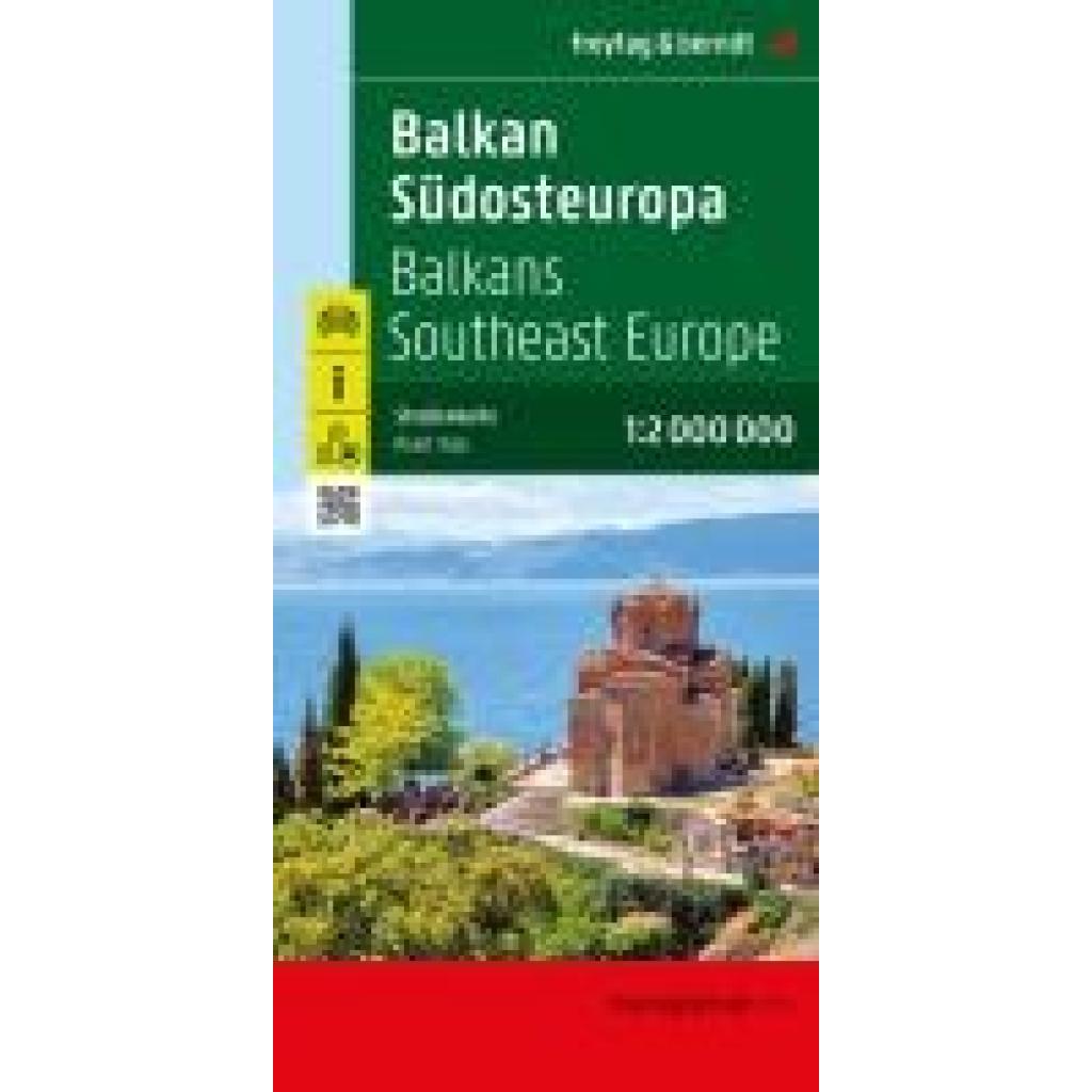9783707922363 - Balkan - Südosteuropa Straßenkarte 12000000 freytag & berndt Karte (im Sinne von Landkarte)
