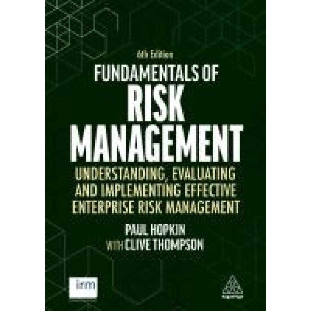 9781398602861 - Fundamentals of Risk Management - Clive Thompson Paul Hopkin Kartoniert (TB)