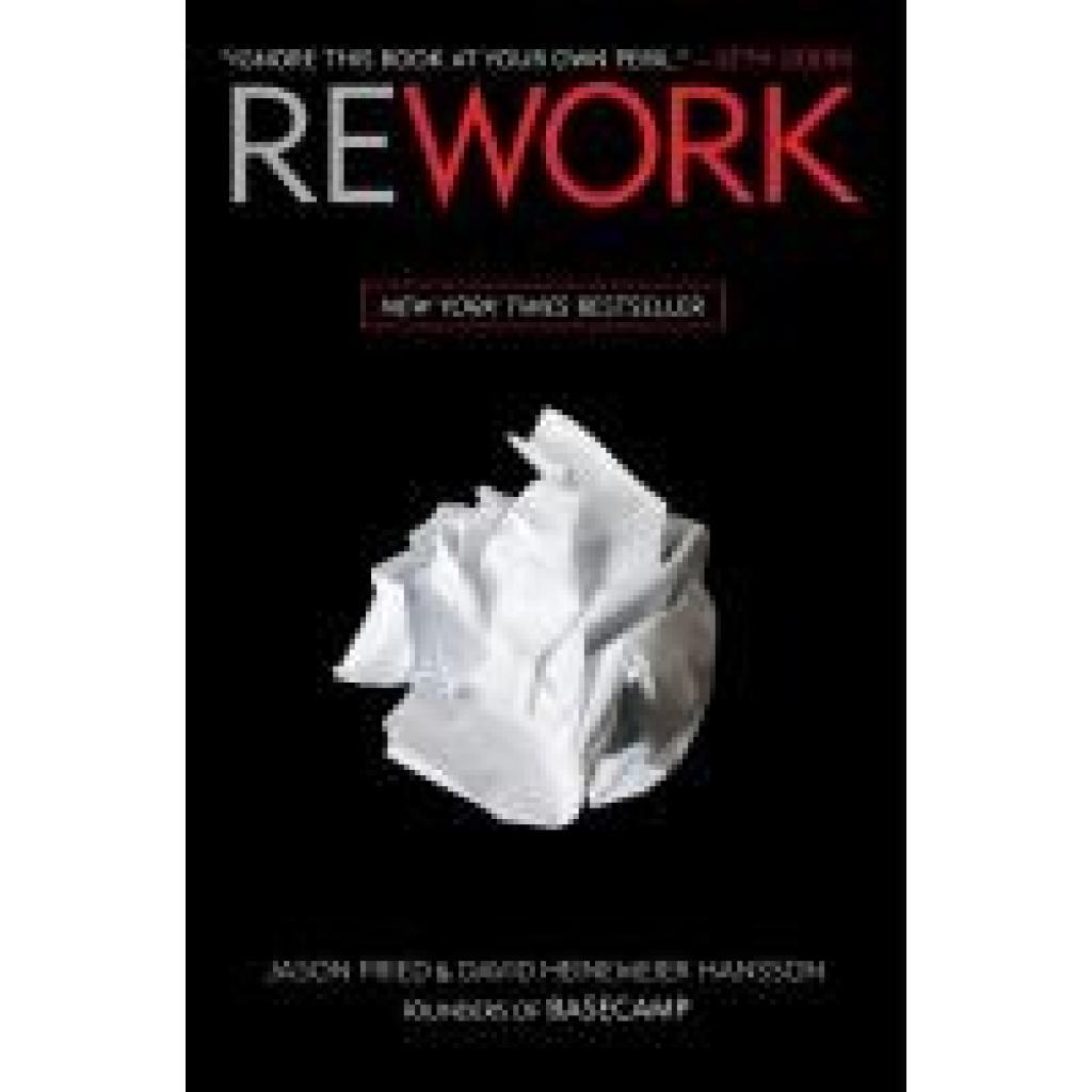 9780307463746 - Jason Fried - GEBRAUCHT Rework - Preis vom 02102023 050404 h