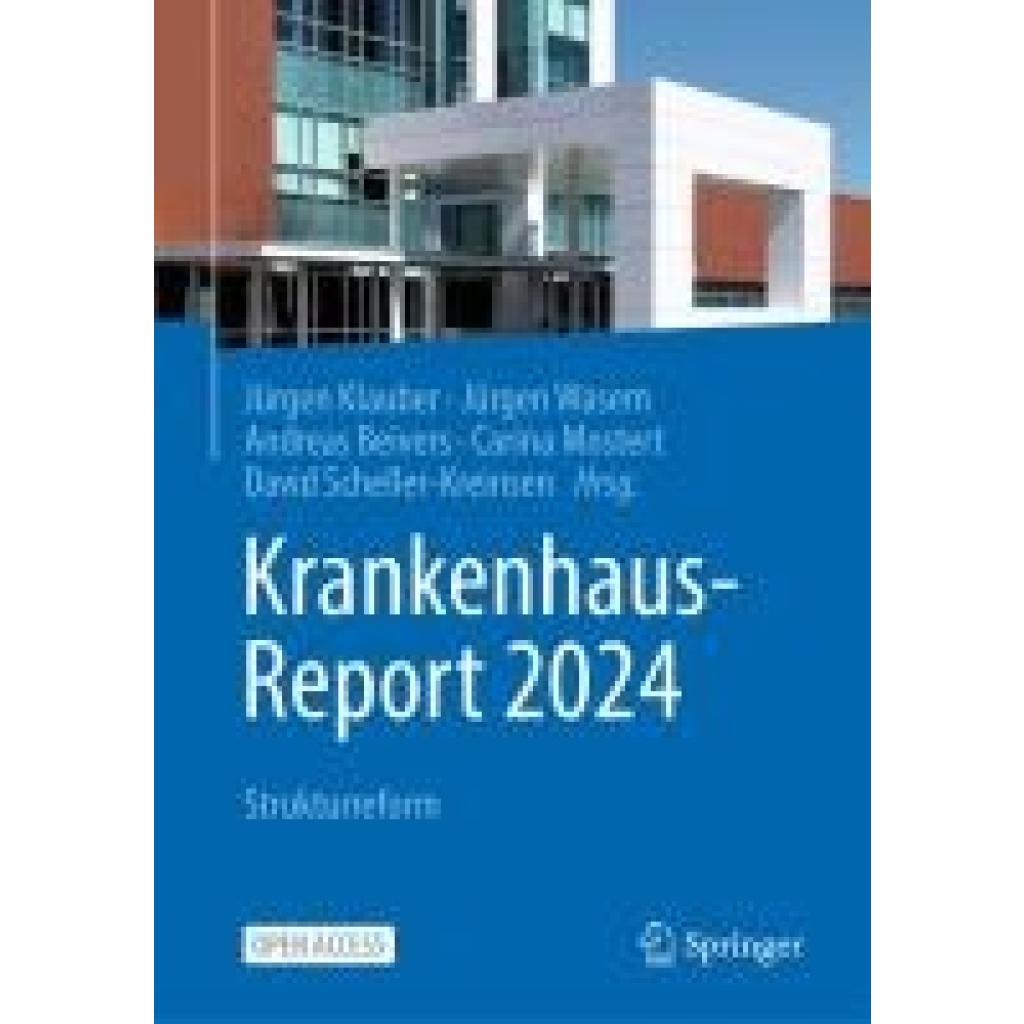 9783662687918 - Krankenhaus-Report 2024 Kartoniert (TB)