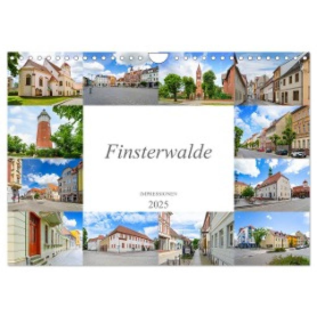 Meutzner, Dirk: Finsterwalde Impressionen (Wandkalender 2025 DIN A4 quer), CALVENDO Monatskalender