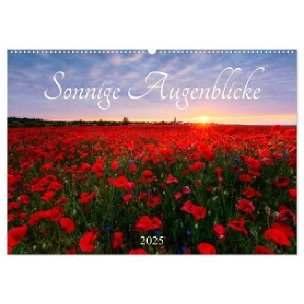 Beyer (Moqui), Daniela: Sonnige Augenblicke (Wandkalender 2025 DIN A2 quer), CALVENDO Monatskalender