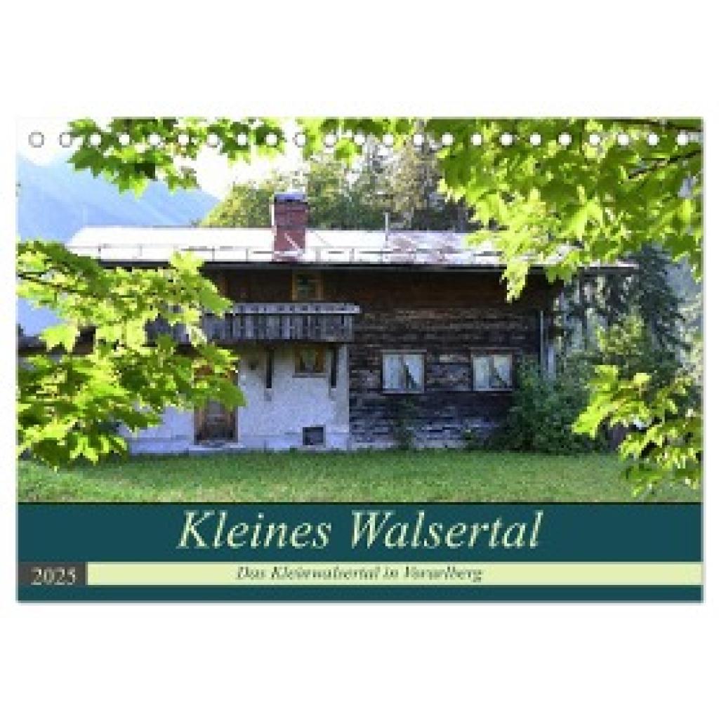 Flori0, Flori: Kleines Walsertal - Das Kleinwalsertal in Vorarlberg (Tischkalender 2025 DIN A5 quer), CALVENDO Monatskal