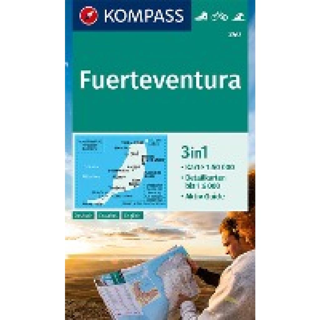 KOMPASS Wanderkarte 240 Fuerteventura 1:50.000