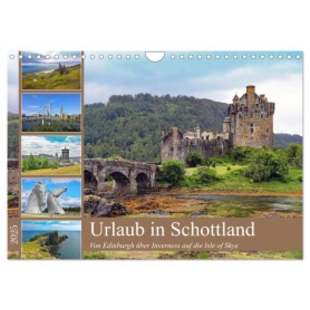 Eppele, Klaus: Urlaub in Schottland (Wandkalender 2025 DIN A4 quer), CALVENDO Monatskalender