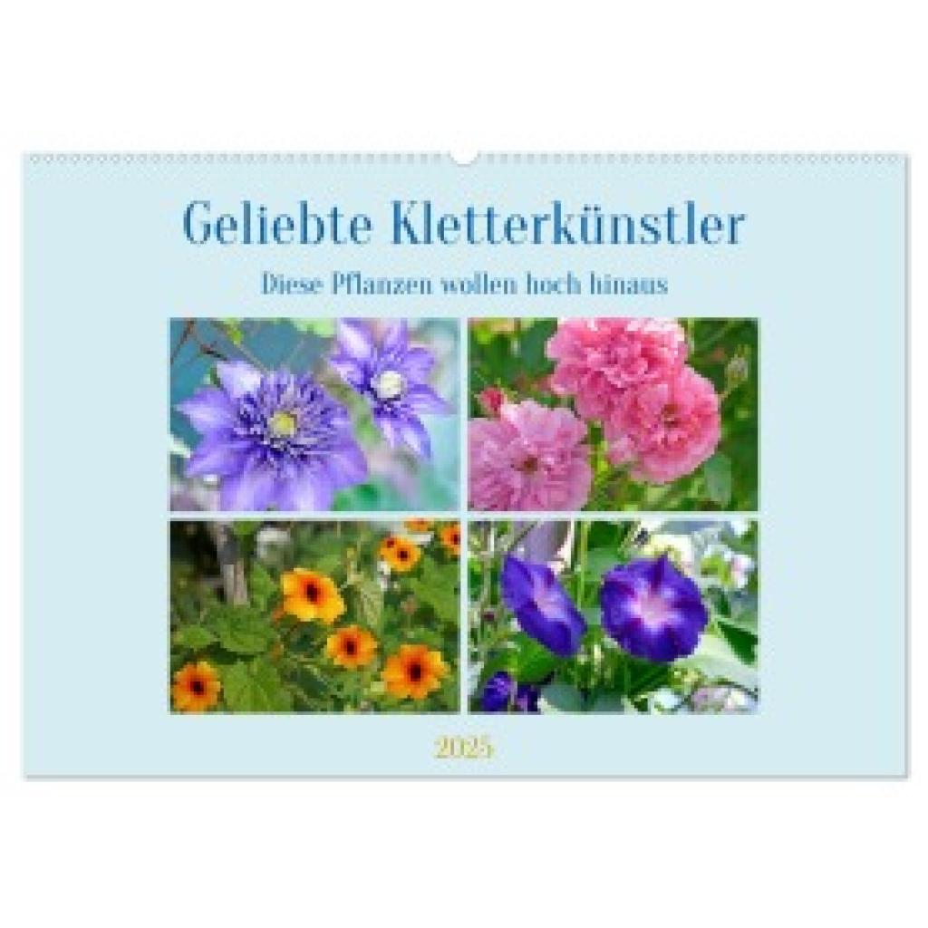 B-B Müller, Christine: Geliebte Kletterkünstler (Wandkalender 2025 DIN A2 quer), CALVENDO Monatskalender