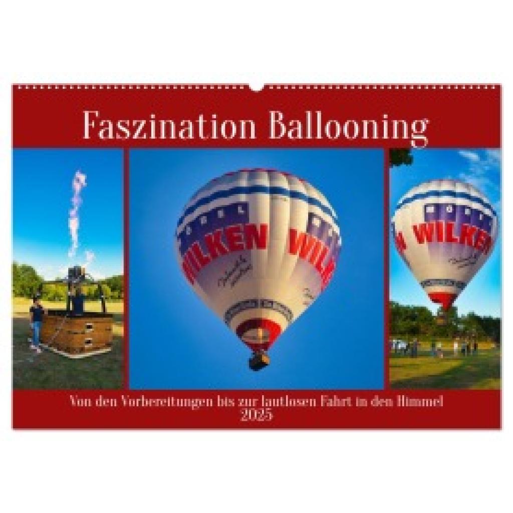 Kleemann, Claudia: Faszination Ballooning (Wandkalender 2025 DIN A2 quer), CALVENDO Monatskalender