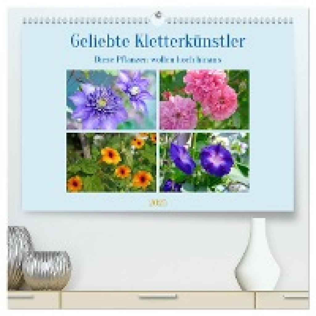 B-B Müller, Christine: Geliebte Kletterkünstler (hochwertiger Premium Wandkalender 2025 DIN A2 quer), Kunstdruck in Hoch