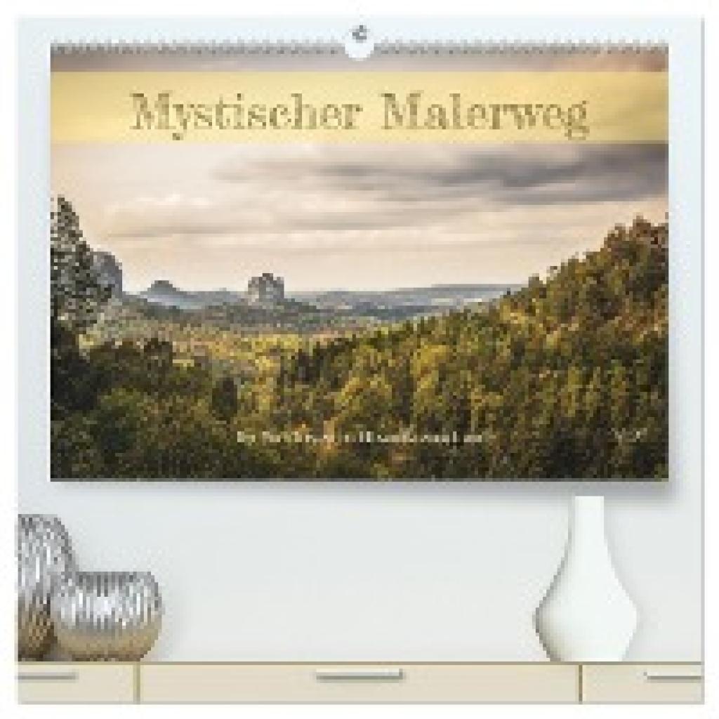 Tom-Pic-Art, Tom-Pic-Art: Mystischer Malerweg (hochwertiger Premium Wandkalender 2025 DIN A2 quer), Kunstdruck in Hochgl