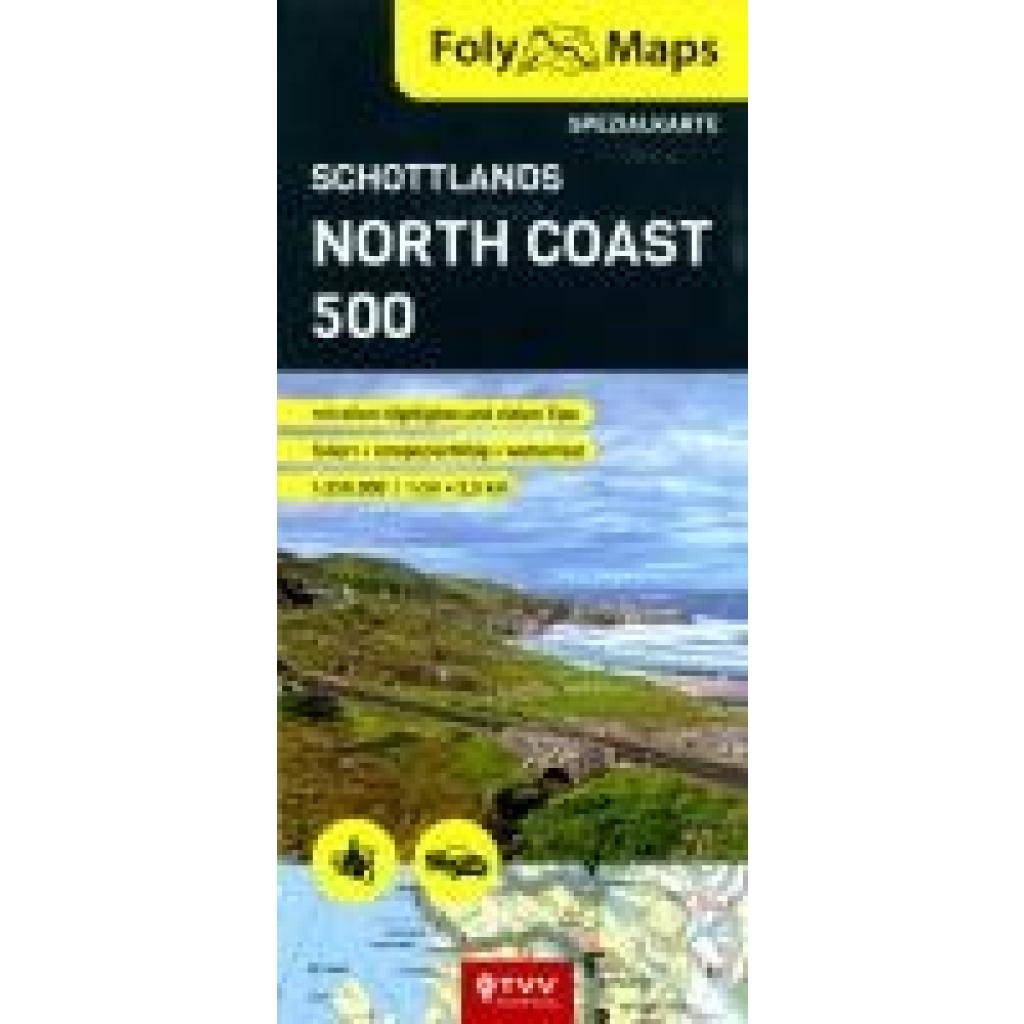 FolyMaps Karte Schottlands North Coast 500