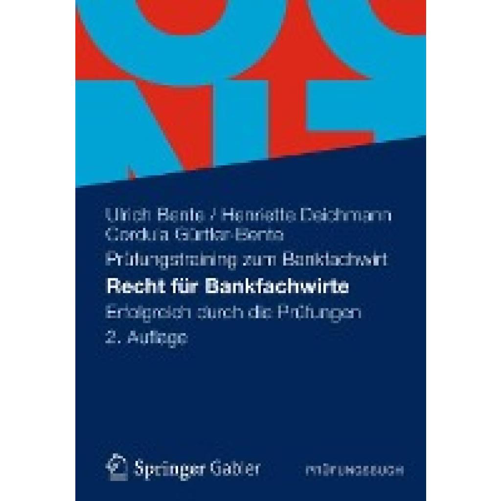 Bente, Ulrich: Recht für Bankfachwirte