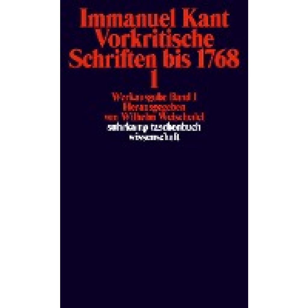 9783518092439 - Kant Immanuel Werkausgabe Herausgegeben von Wilhelm Weischedel 12 Bände