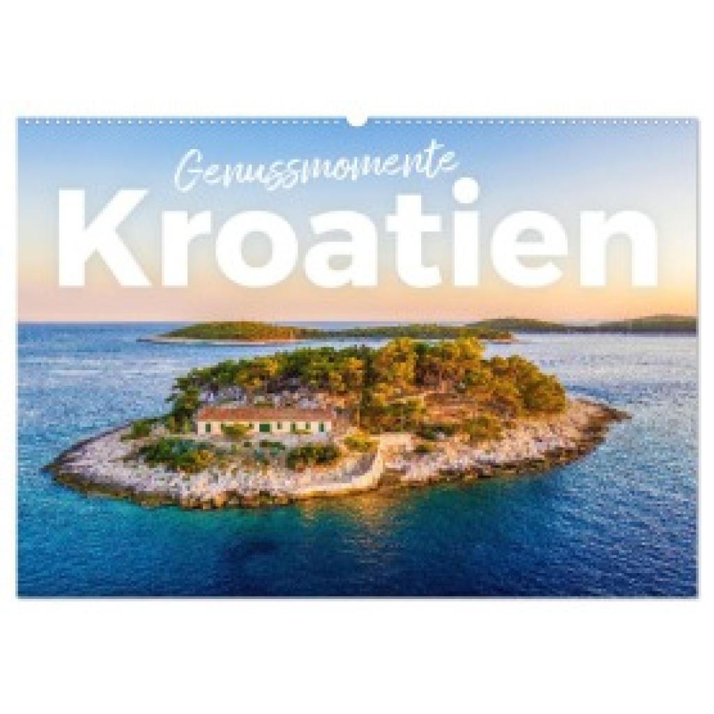 Scott, M.: Genussmomente Kroatien (Wandkalender 2025 DIN A2 quer), CALVENDO Monatskalender