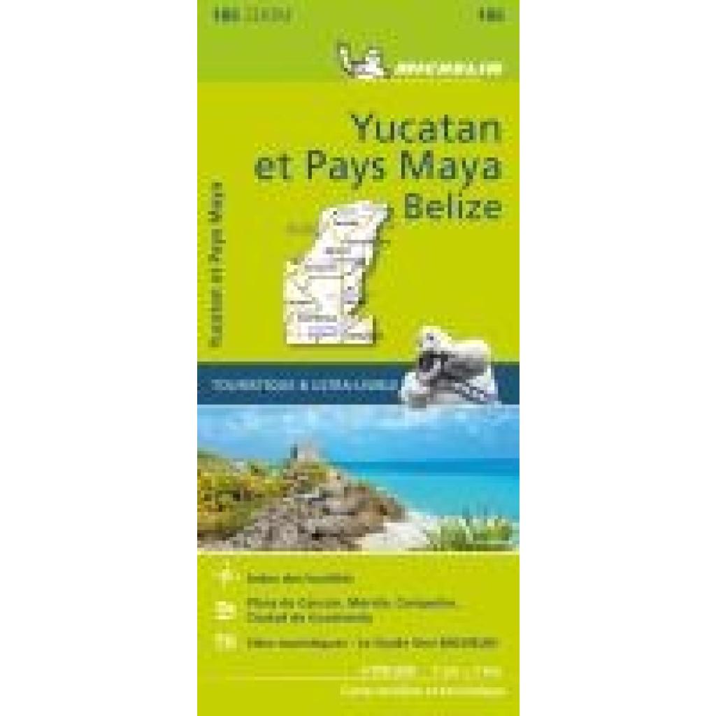 Michelin: Yucatan & the Mayan Region - Zoom Map 185