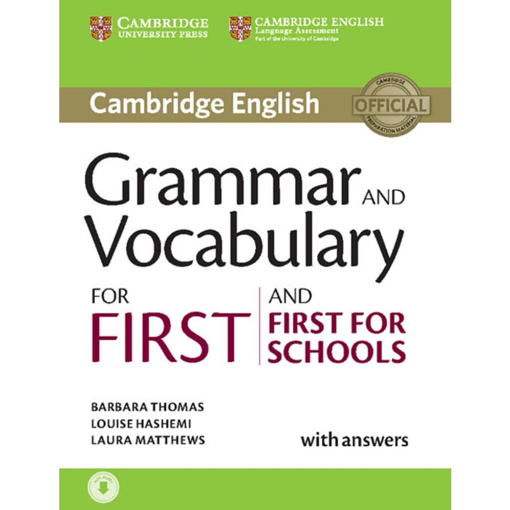 Grammar and Vocabulary for First and First for Schools