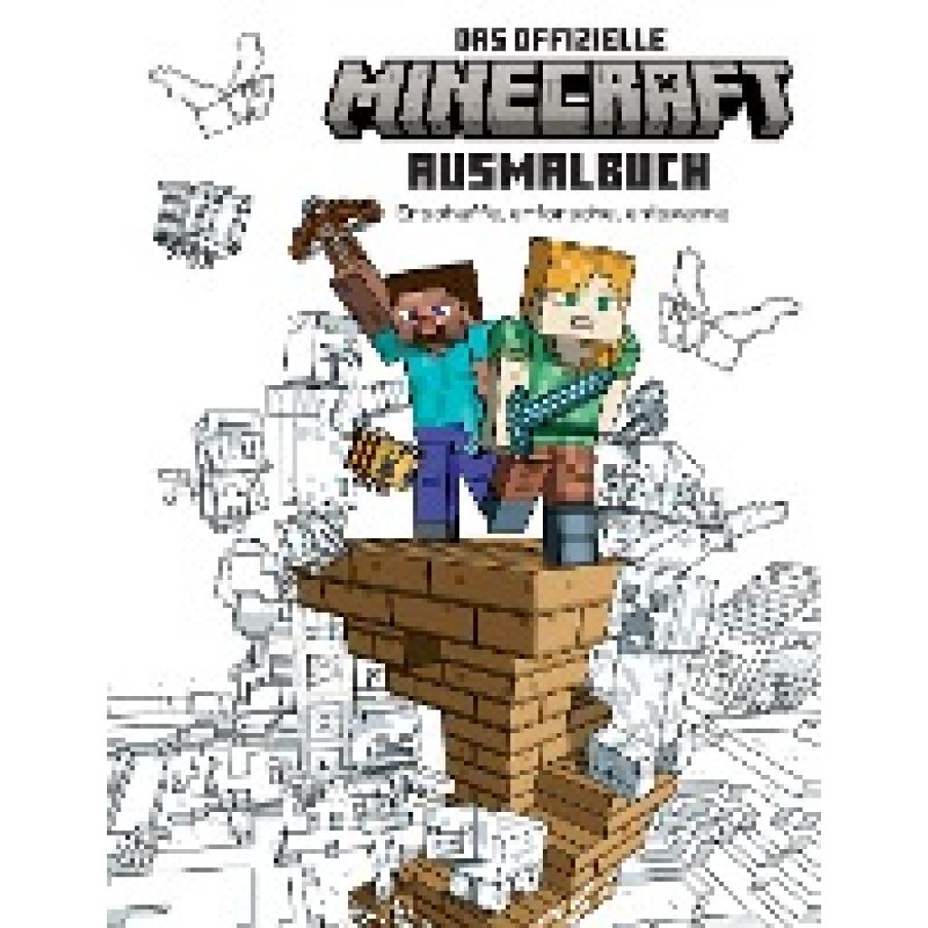 9783986662929 - Das offizielle Minecraft Ausmalbuch - Insight Editions Gebunden