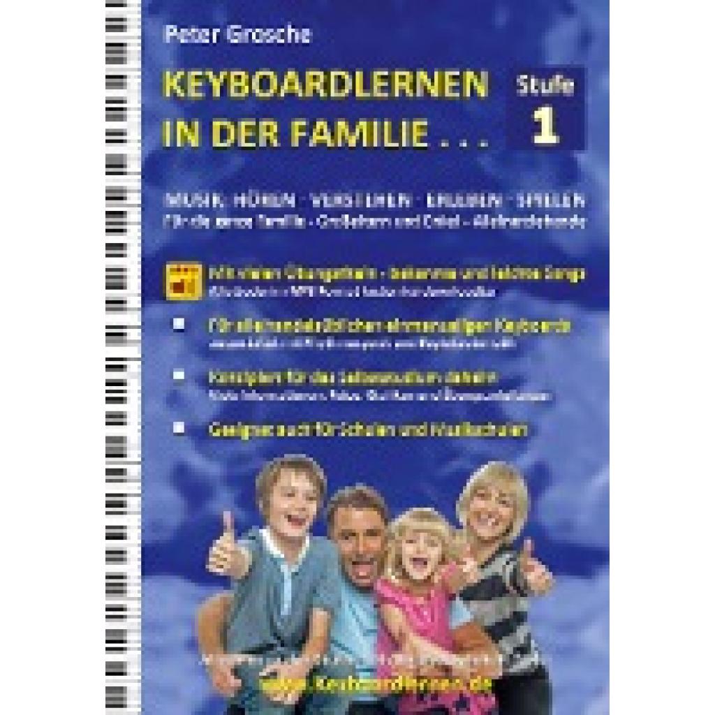 Grosche, Peter: Keyboardlernen in der Familie (Stufe 1)