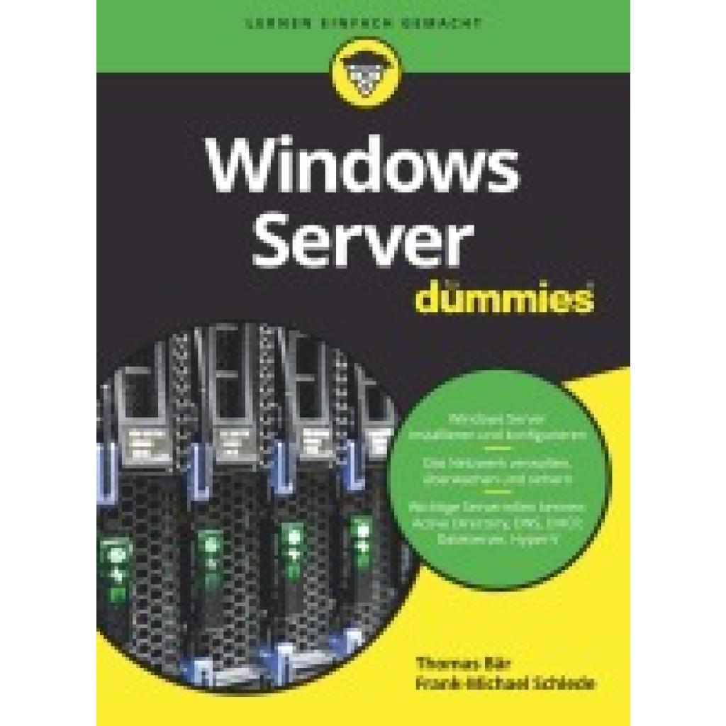 9783527715527 - Windows Server für Dummies - Thomas Bär Frank-Michael Schlede Kartoniert (TB)