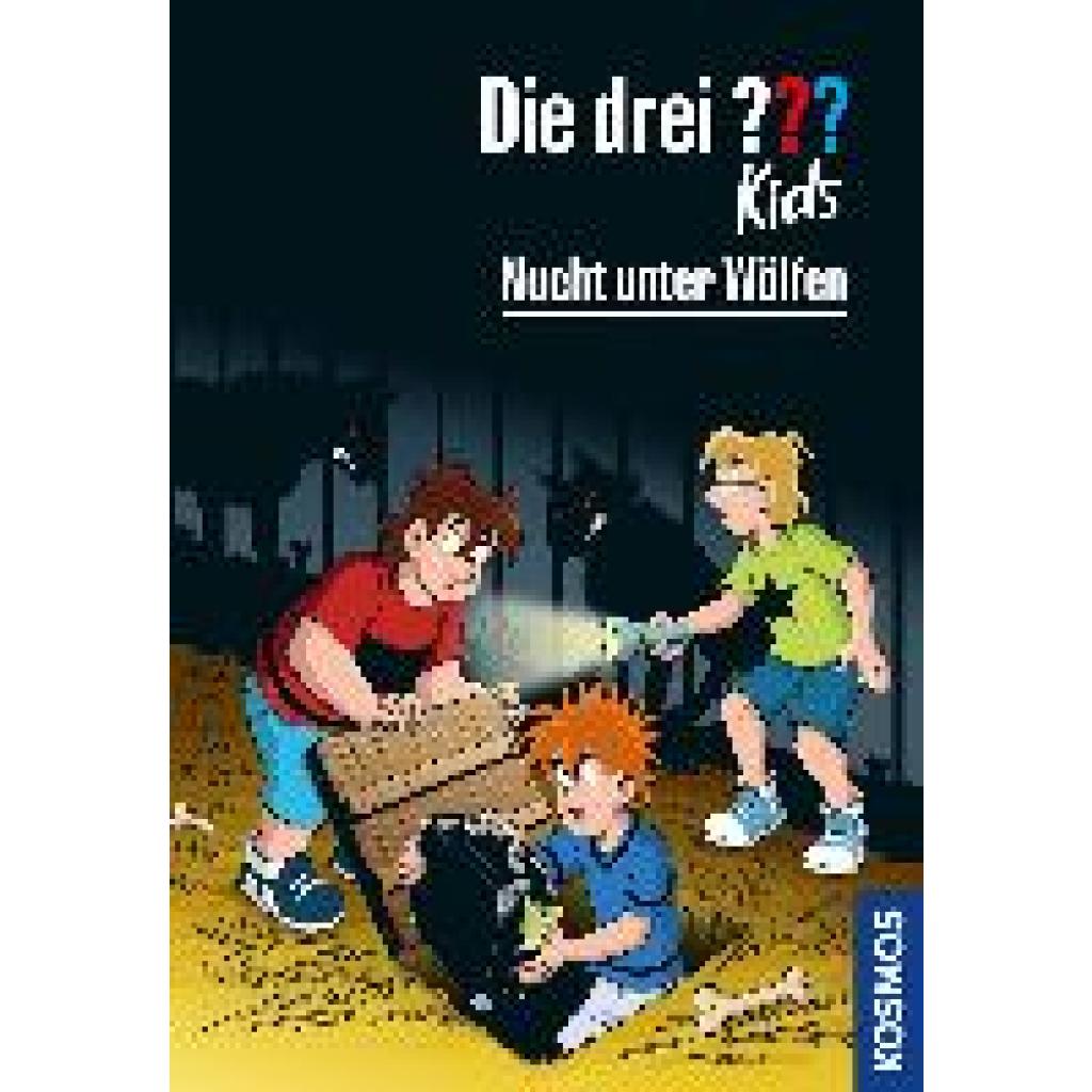 Blanck, Ulf: Die drei ??? Kids, 8, Nacht unter Wölfen