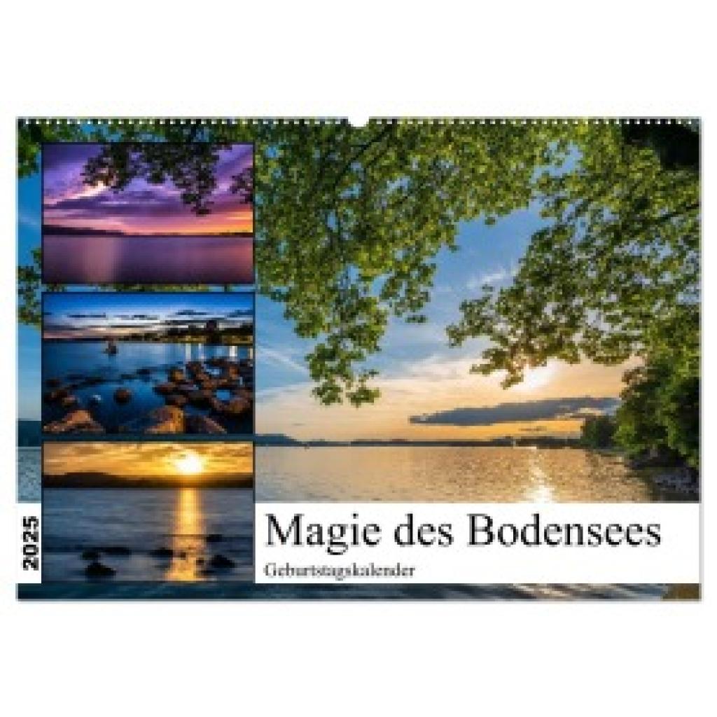 Alexander Kunze, Marc: Magie des Bodensees (Wandkalender 2025 DIN A2 quer), CALVENDO Monatskalender