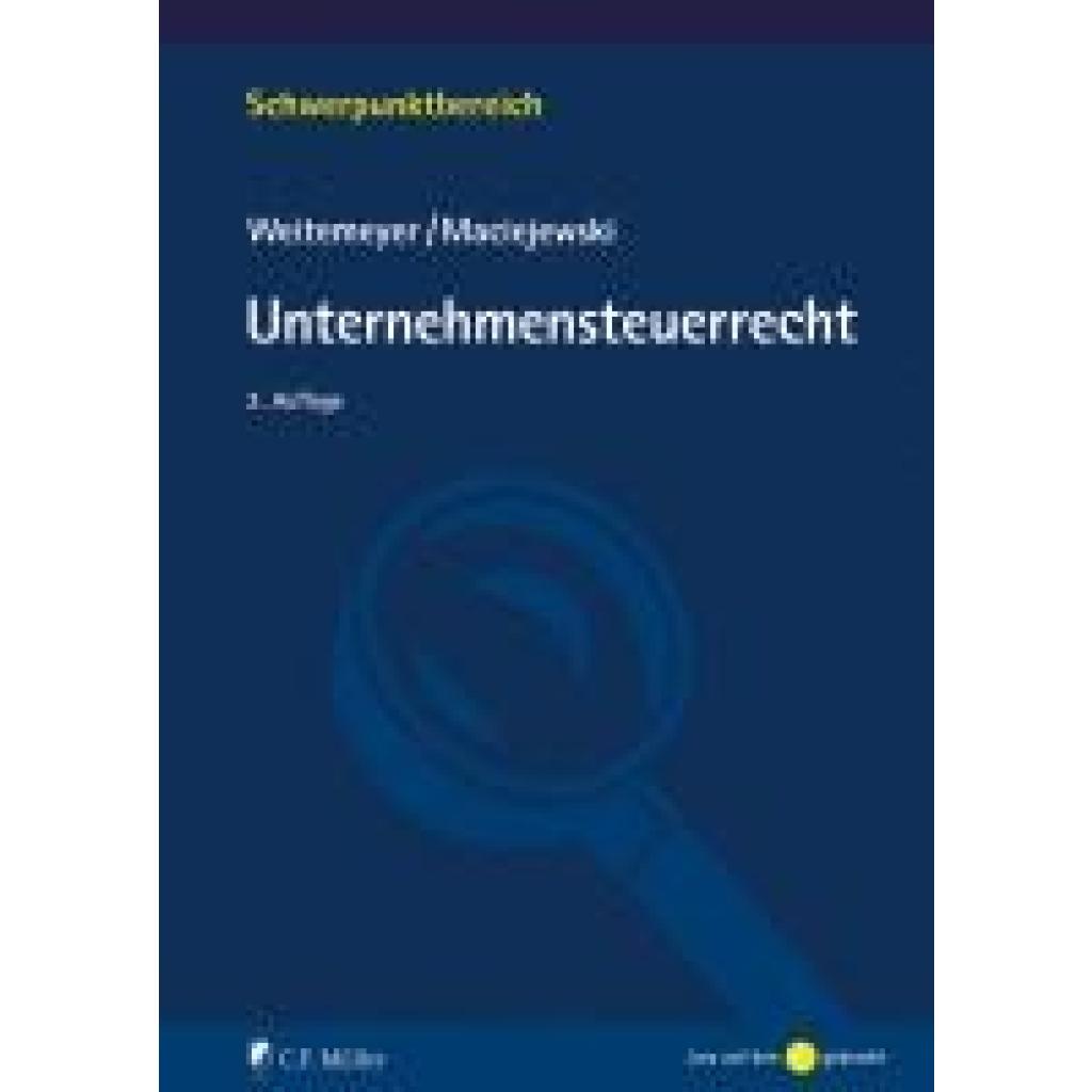 9783811463615 - Weitemeyer Birgit Unternehmensteuerrecht