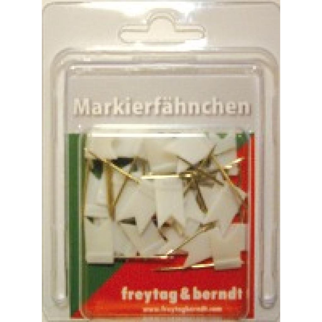 Pin Fähnchen weiß