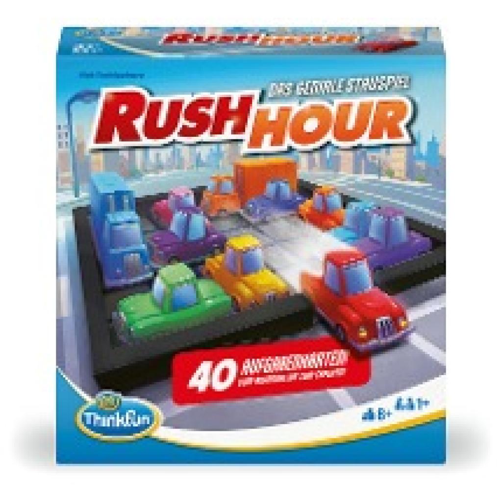 Rush Hour® - Das geniale Stauspiel. Logikspiel von Thinkfun für Jungen und Mädchen ab 8 Jahren